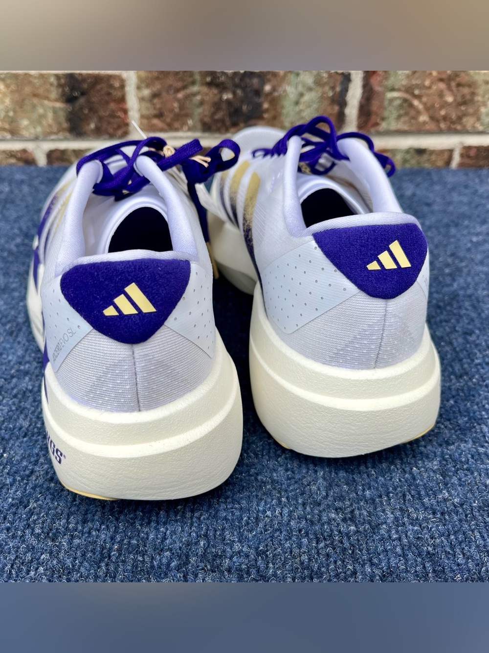 Adidas Adizero EVO SL Washington Huskies Shoes Men Size 7 Women Size 8 New w/tag - Picture 11 of 14